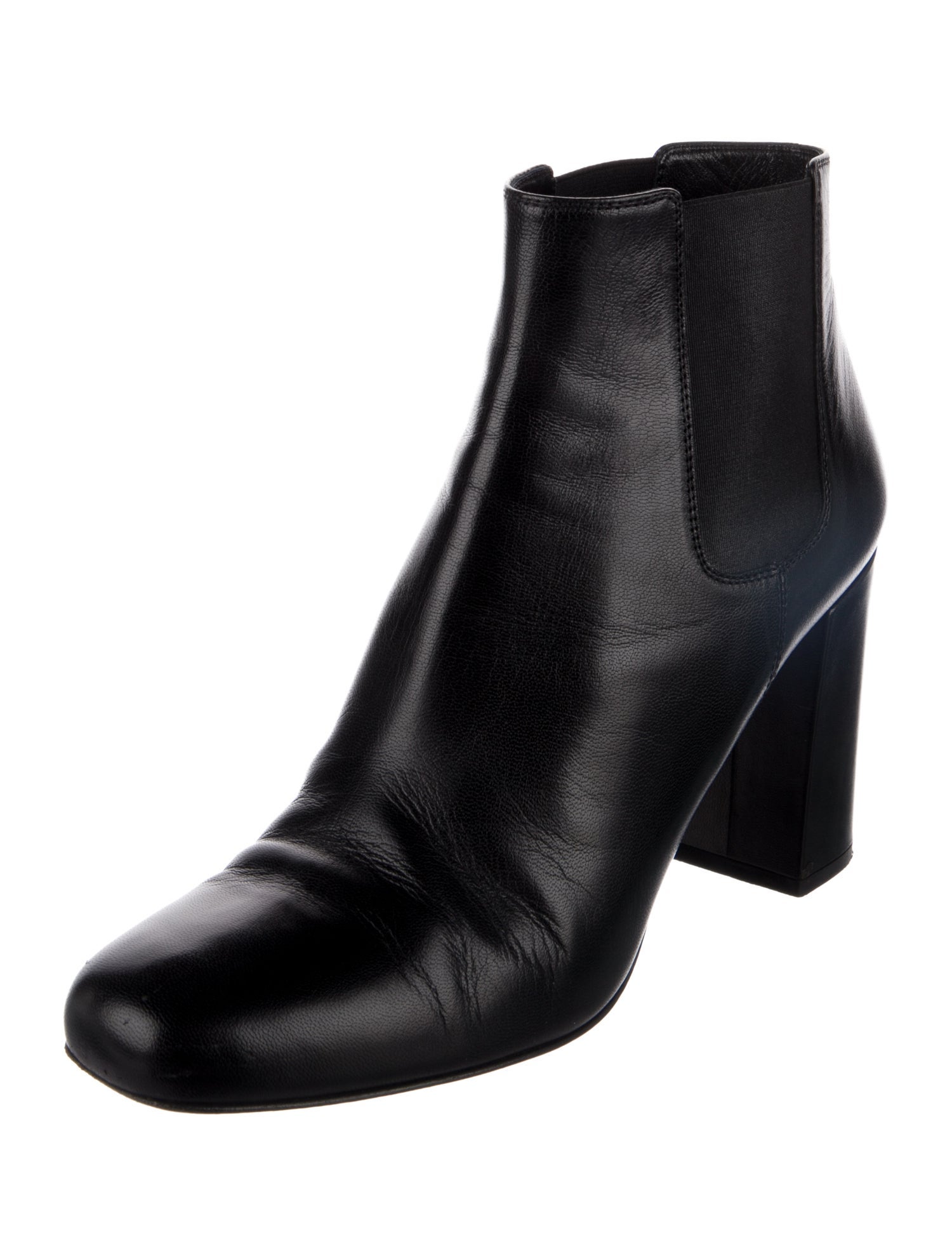 Saint Laurent Leather Chelsea Boots