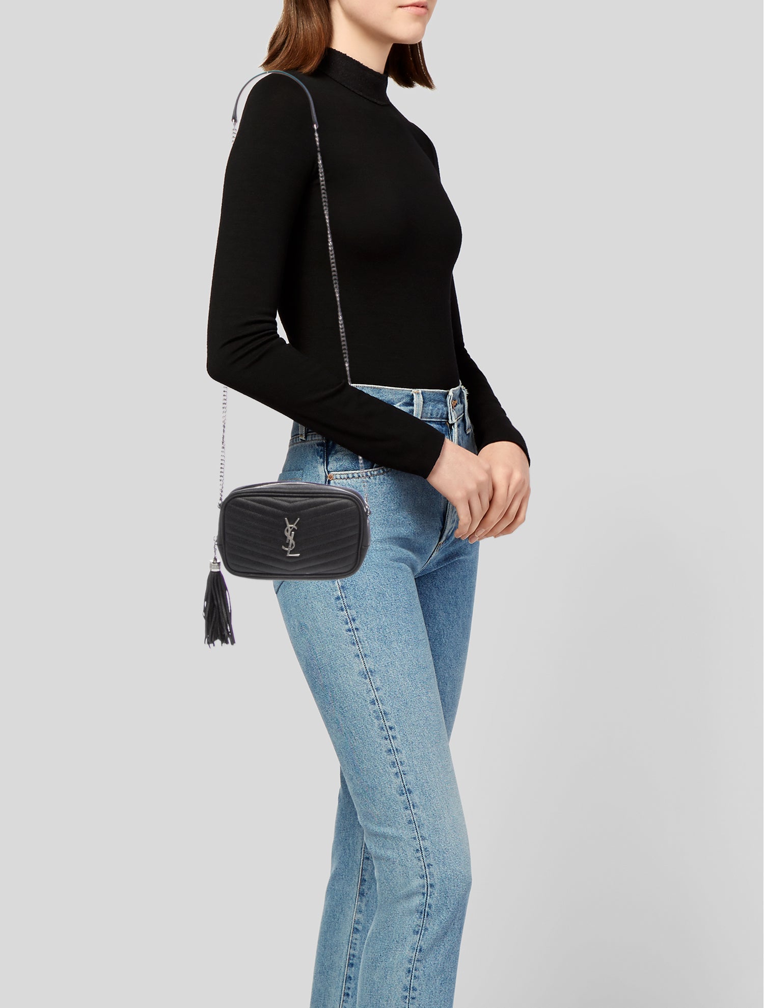 Saint Laurent Quilted Lou Camera Mini