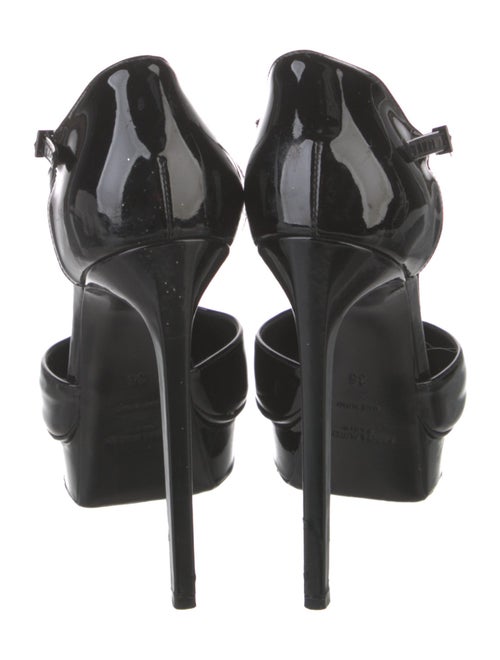 Saint Laurent Patent Leather T-Strap Pumps