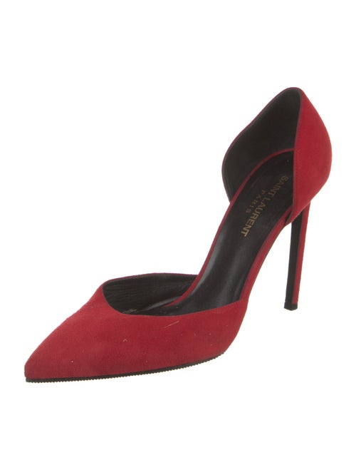 Saint Laurent Suede D'Orsay Pumps