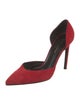 Saint Laurent Suede D'Orsay Pumps