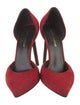 Saint Laurent Suede D'Orsay Pumps