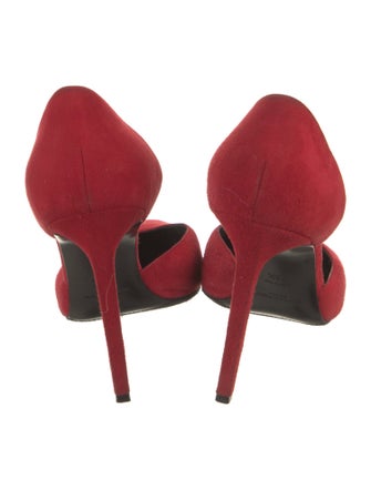 Saint Laurent Suede D'Orsay Pumps