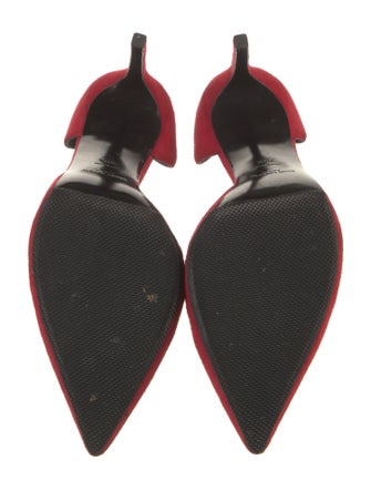 Saint Laurent Suede D'Orsay Pumps