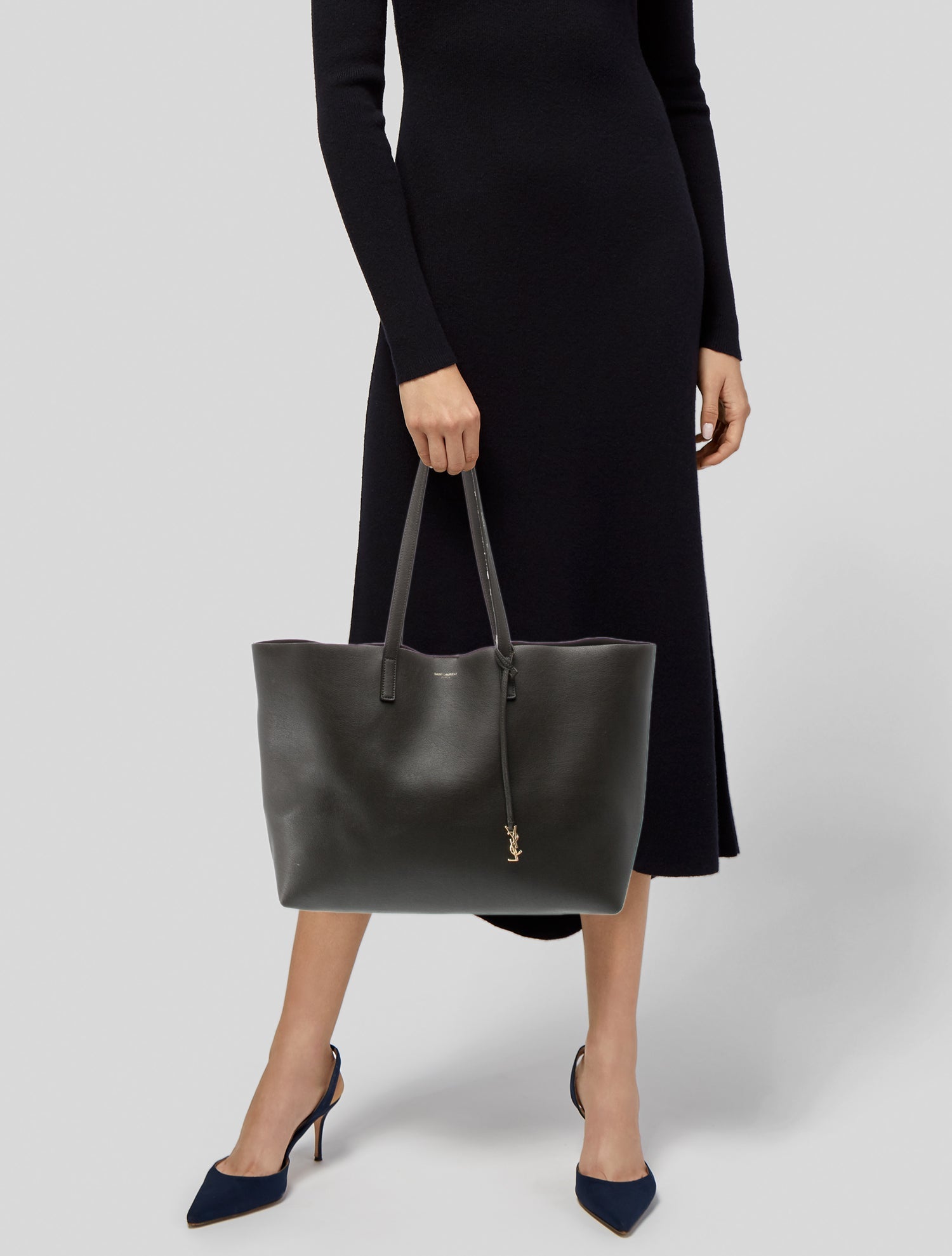 Saint Laurent Leather Tote