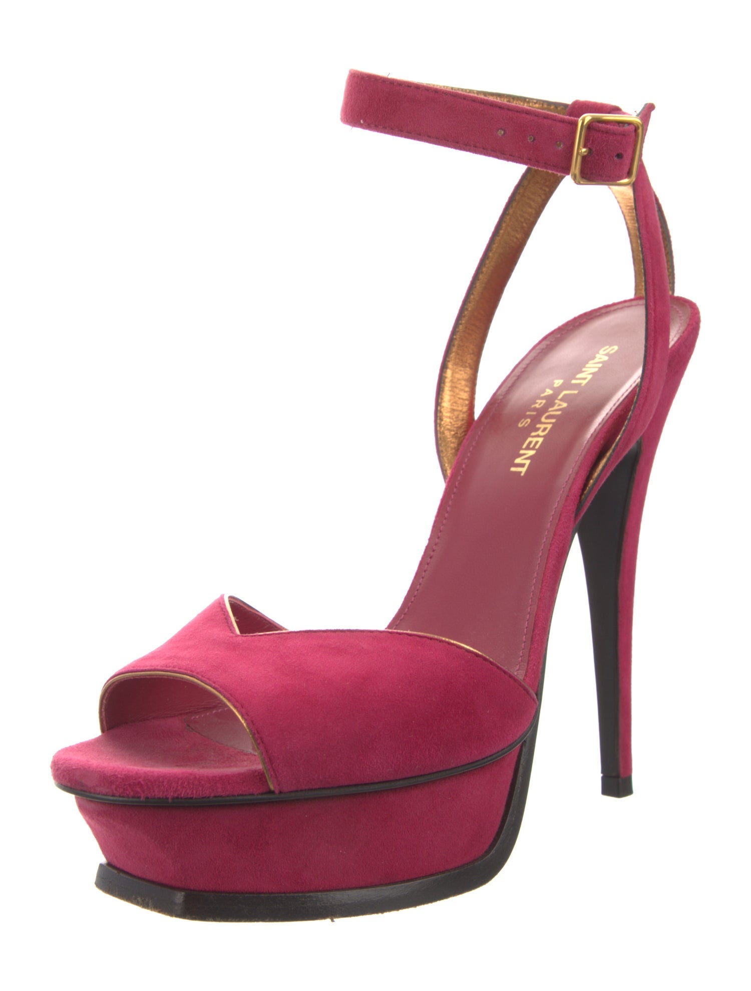 Saint Laurent Suede D'Orsay Pumps