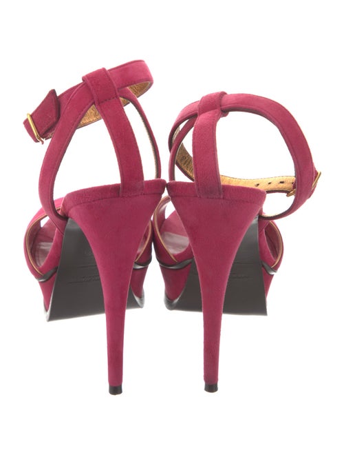 Saint Laurent Suede D'Orsay Pumps