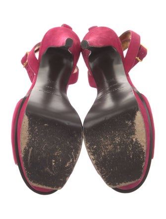 Saint Laurent Suede D'Orsay Pumps