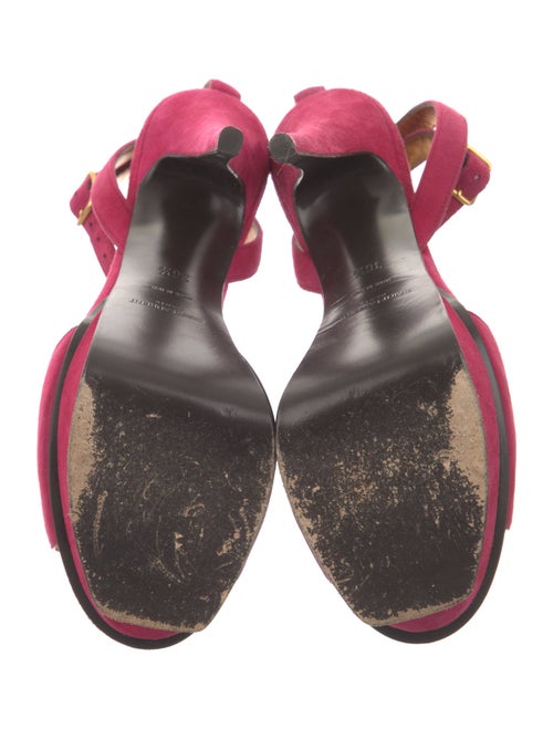 Saint Laurent Suede D'Orsay Pumps