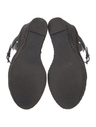 Saint Laurent Leather T-Strap Sandals