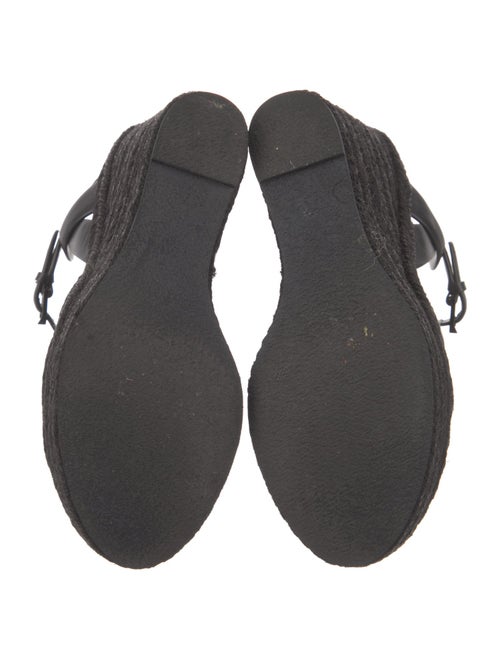 Saint Laurent Leather T-Strap Sandals