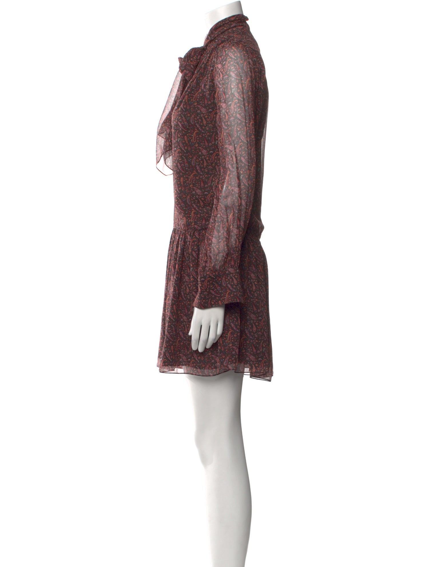 Saint Laurent Silk Mini Dress