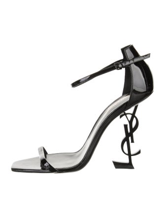 Saint Laurent Patent Leather Sandals