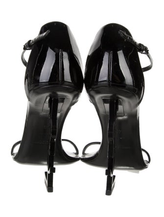 Saint Laurent Patent Leather Sandals