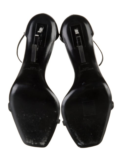 Saint Laurent Patent Leather Sandals