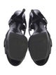 Saint Laurent Patent Leather T-Strap Sandals