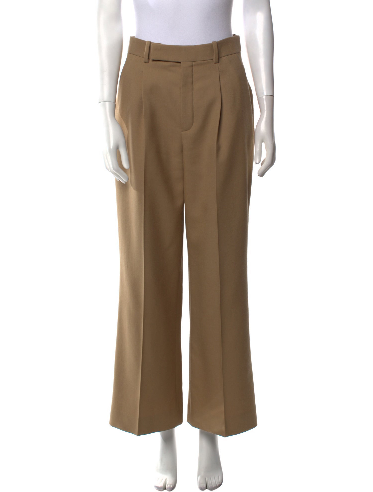 Saint Laurent Wool Wide Leg Pants