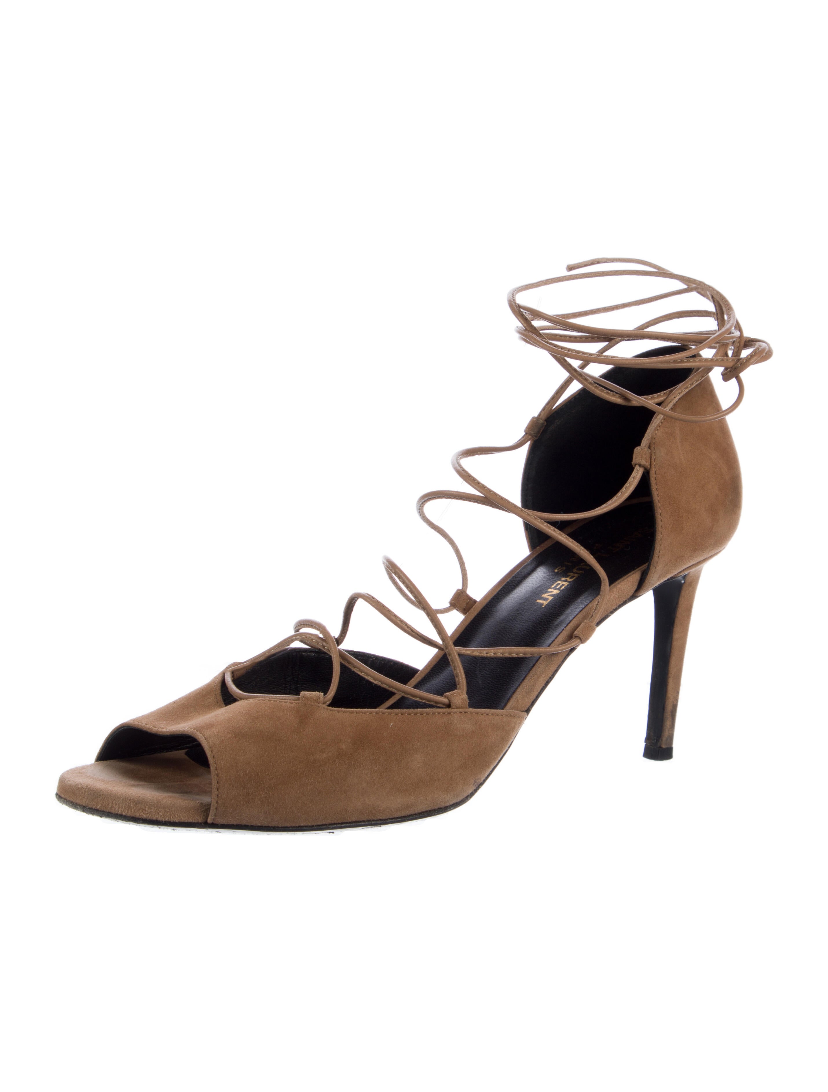 Saint Laurent Suede D'Orsay Pumps