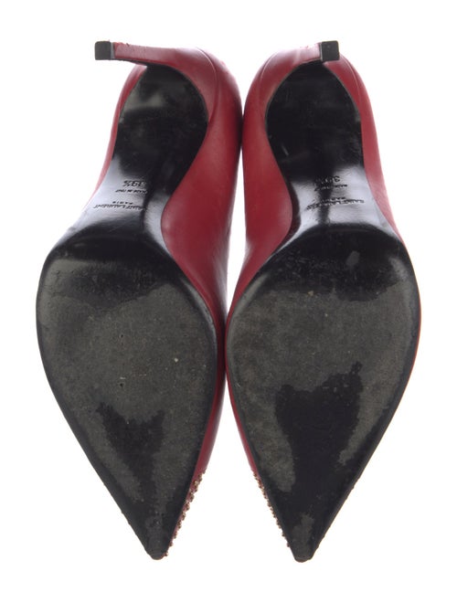 Saint Laurent Leather Studded Accents Pumps