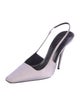 Saint Laurent Satin Slingback Pumps