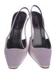 Saint Laurent Satin Slingback Pumps
