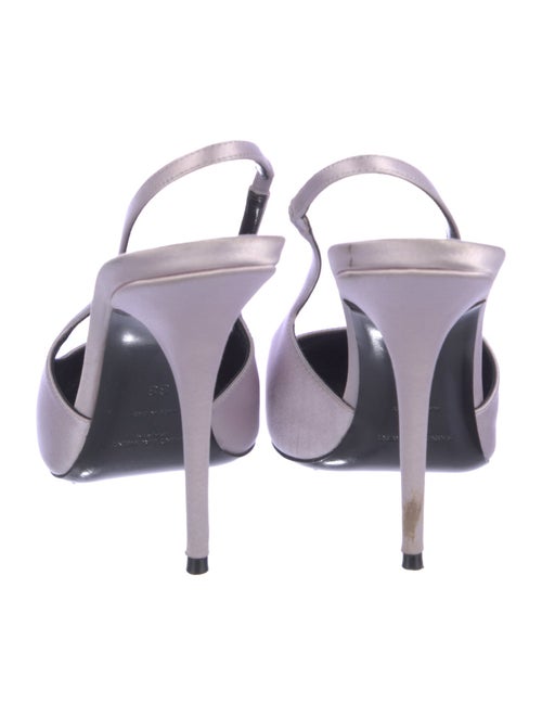Saint Laurent Satin Slingback Pumps