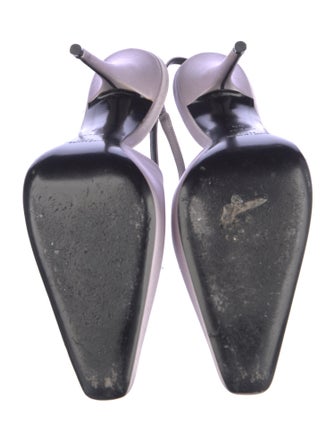 Saint Laurent Satin Slingback Pumps