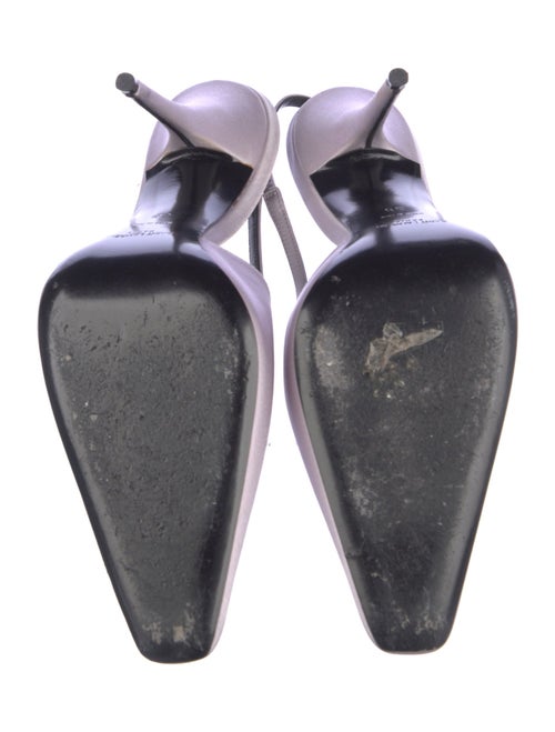 Saint Laurent Satin Slingback Pumps