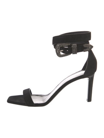 Saint Laurent Suede Sandals