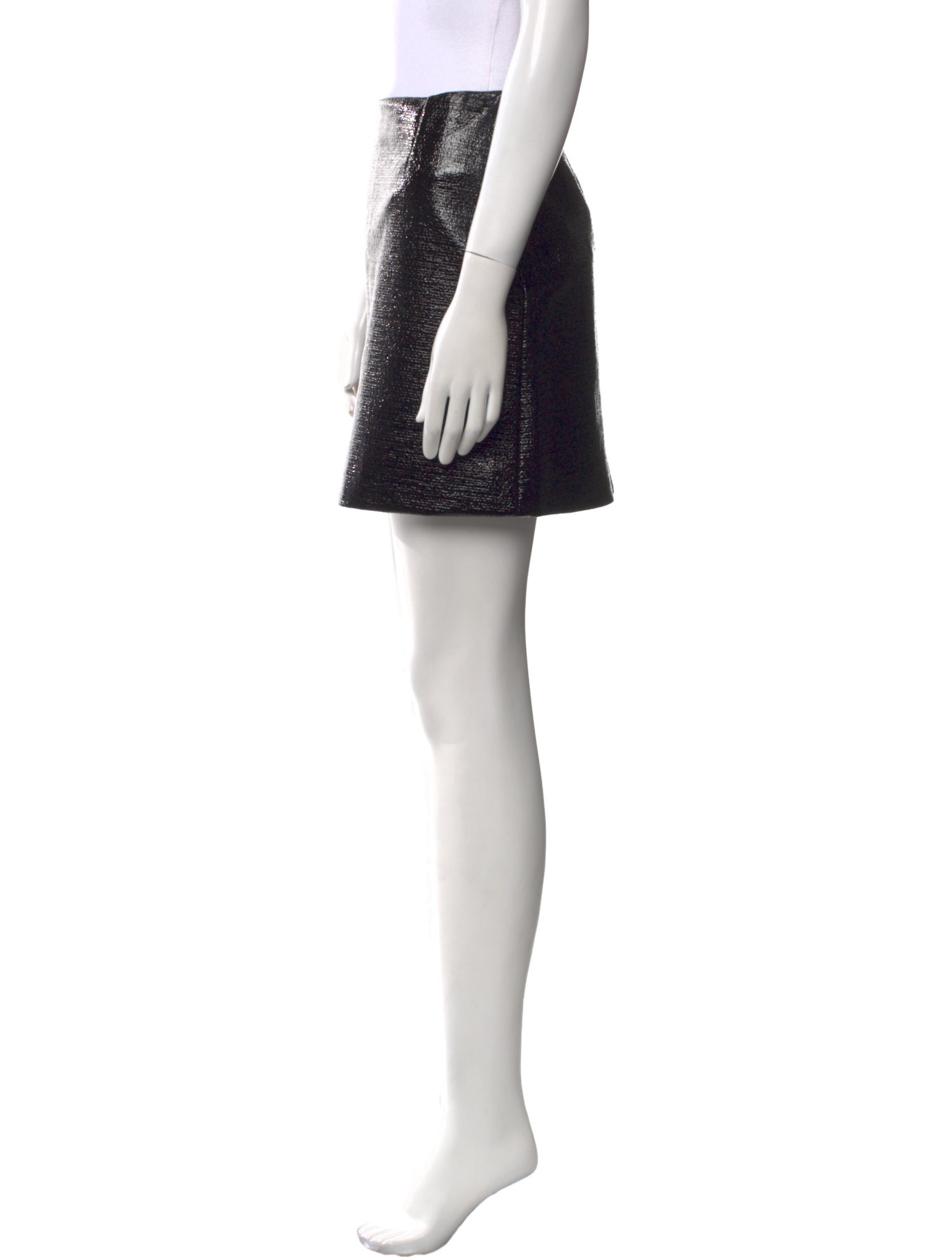 Saint Laurent Sequin Embellishments Mini Skirt