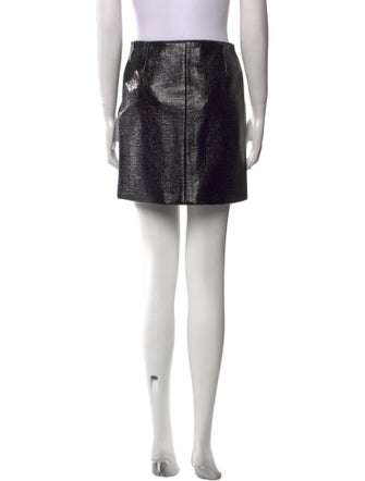 Saint Laurent Sequin Embellishments Mini Skirt
