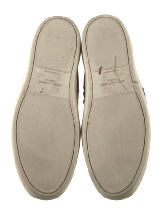 Saint Laurent Leather Colorblock Pattern Sneakers