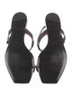 Saint Laurent Leather T-Strap Sandals