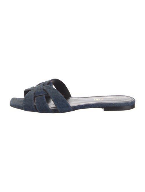 Saint Laurent Denim Slides