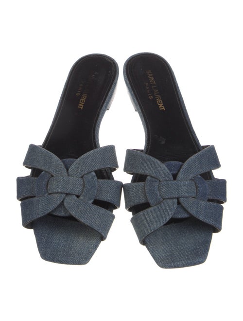 Saint Laurent Denim Slides