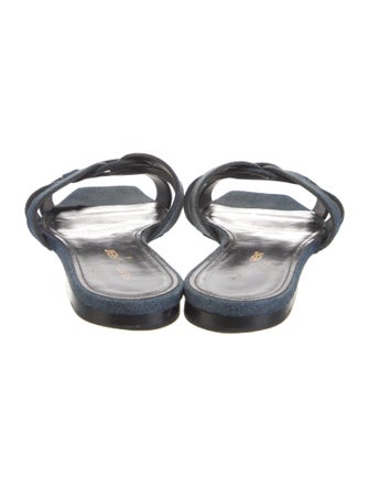 Saint Laurent Denim Slides