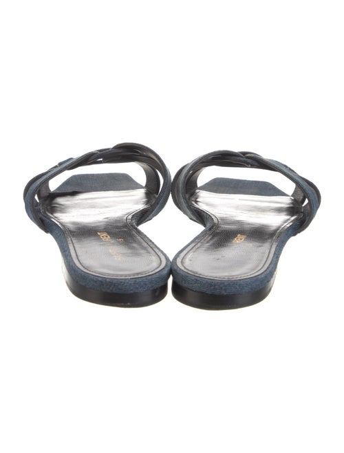 Saint Laurent Denim Slides