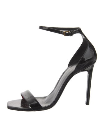 Saint Laurent Patent Leather Sandals