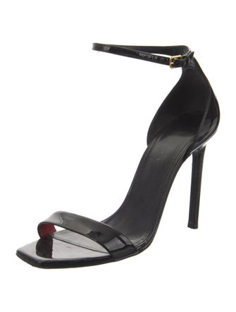Saint Laurent Patent Leather Sandals