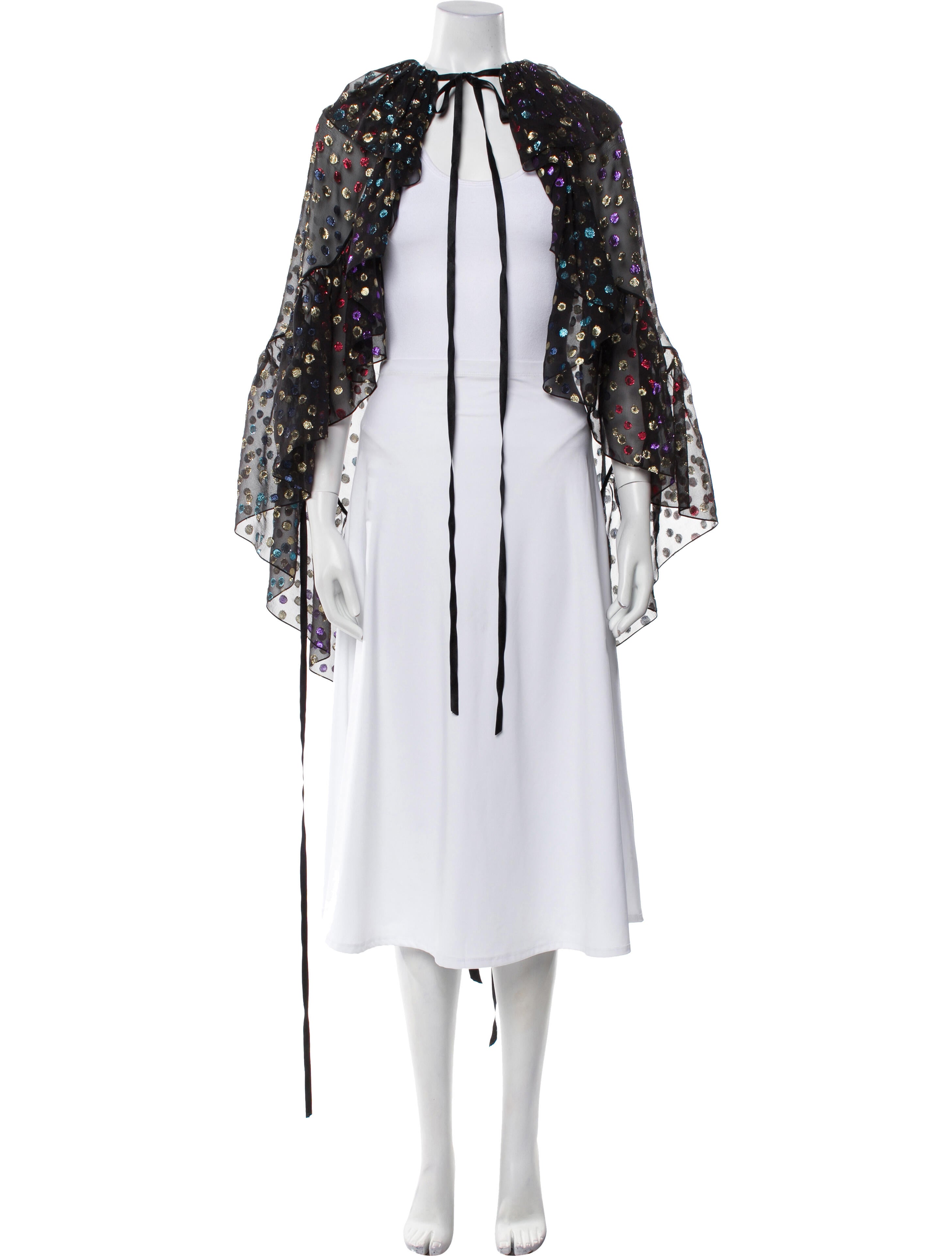 Saint Laurent 2018 Silk Cape