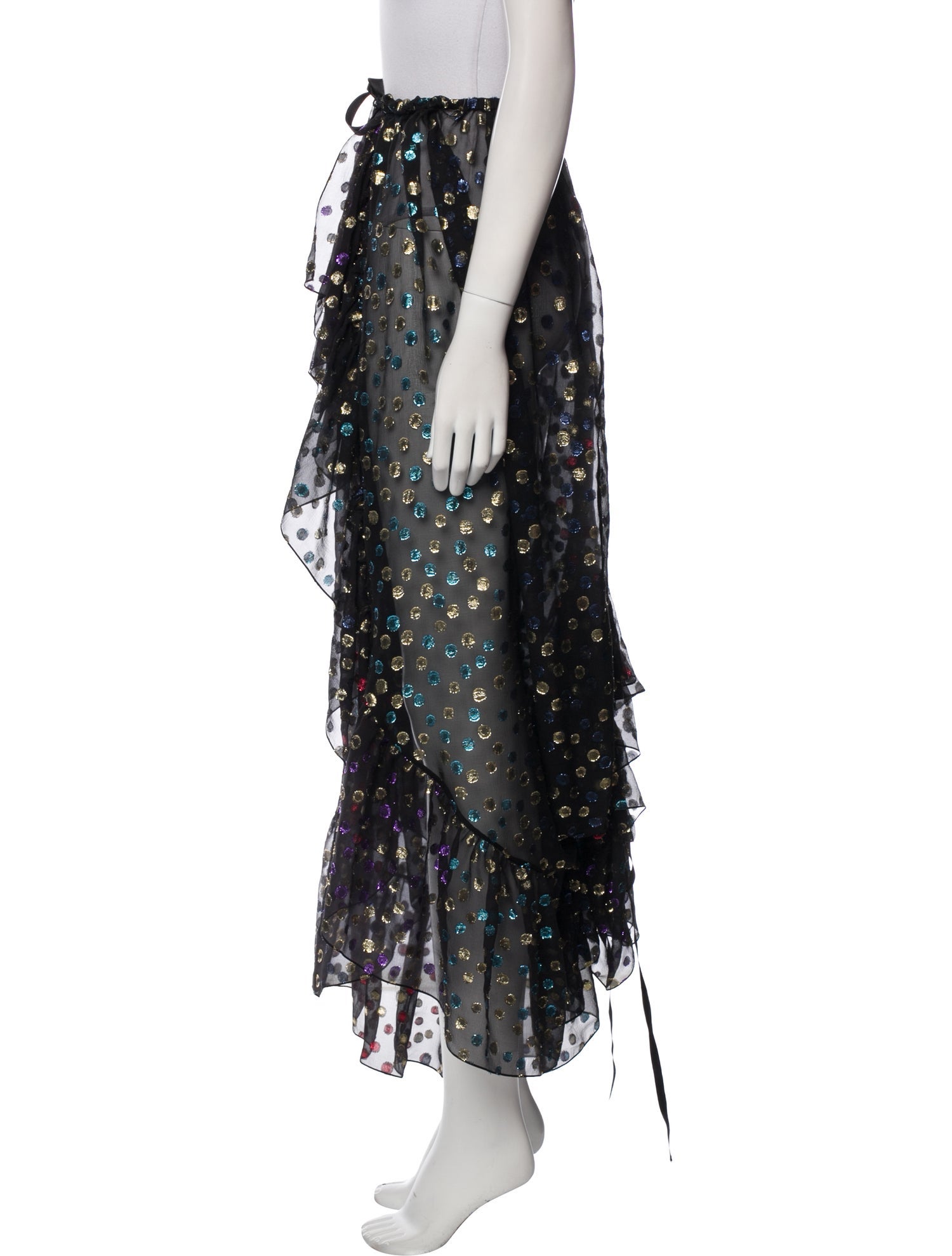 Saint Laurent 2018 Silk Cape