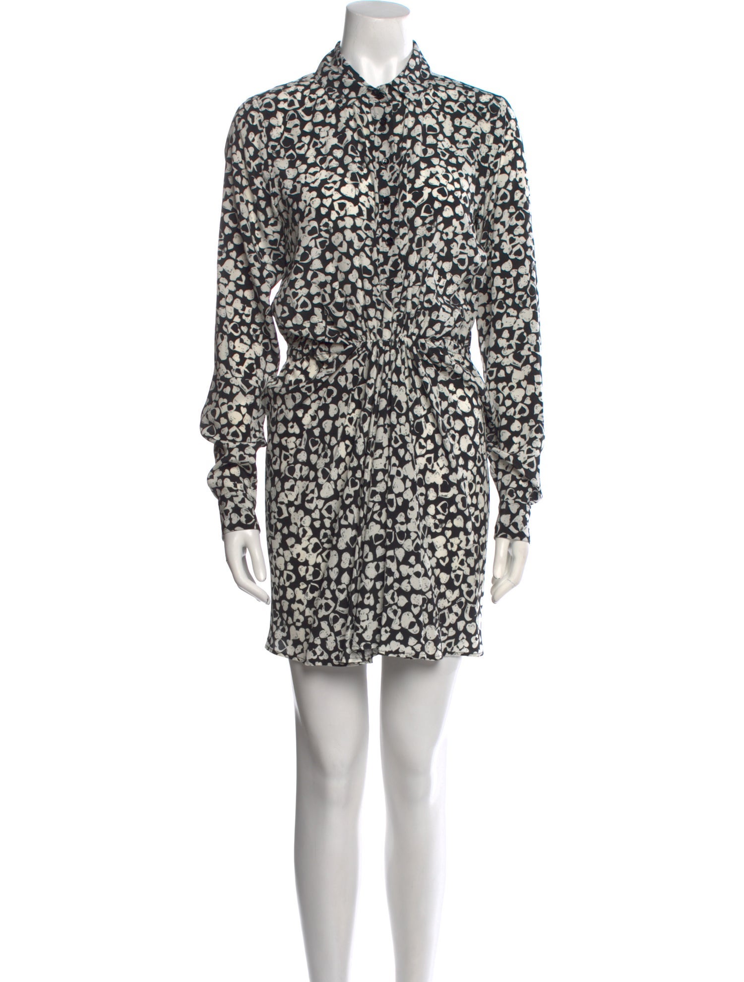 Saint Laurent Silk Knee-Length Dress