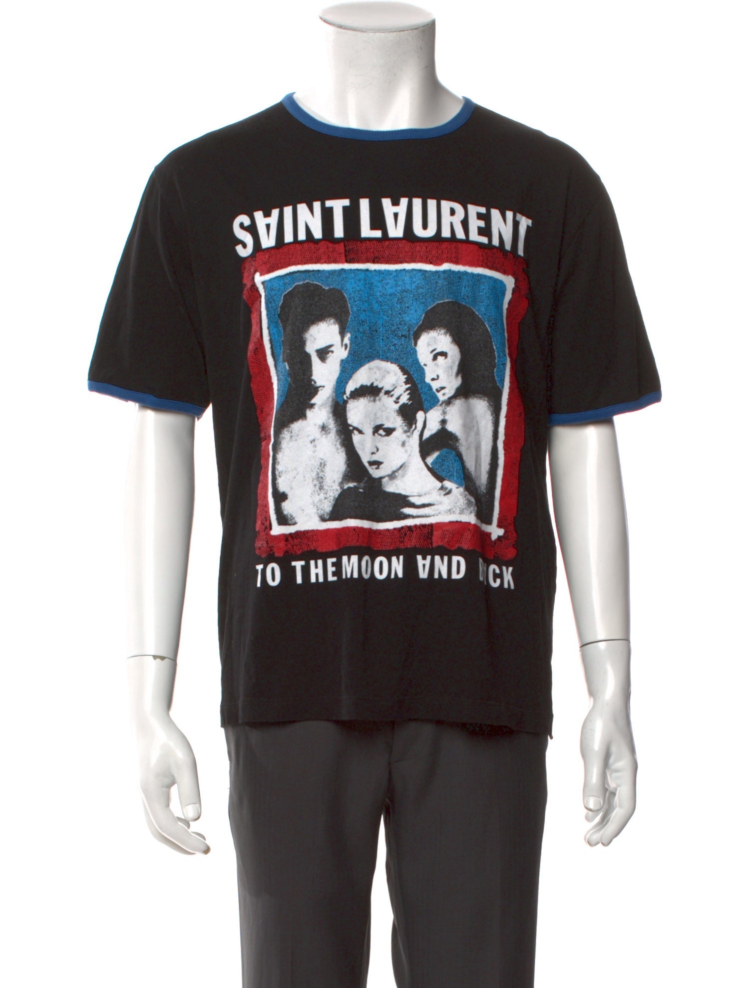 Saint Laurent 2017 Graphic Print T-Shirt