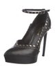 Saint Laurent Leather Studded Accents Pumps