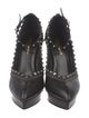 Saint Laurent Leather Studded Accents Pumps