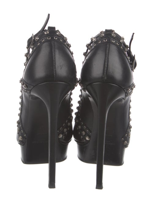 Saint Laurent Leather Studded Accents Pumps