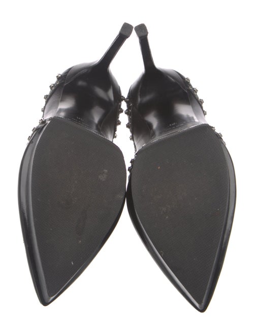 Saint Laurent Leather Studded Accents Pumps