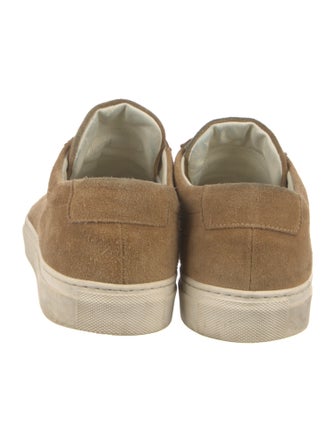 Common Projects Suede Embroidered Accent Sneakers