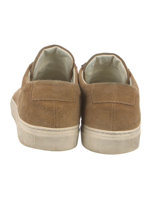 Common Projects Suede Embroidered Accent Sneakers