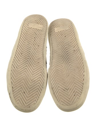 Saint Laurent Leather Printed Sneakers